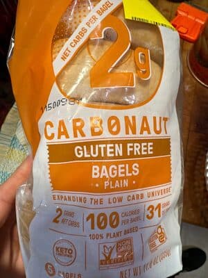Carbonaut Plain Gluten Free Bagels
