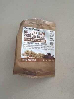 Peanut Butter Choco Chip No Junk Raw Protein Bars