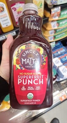 Uncle Matt's superfruit punch