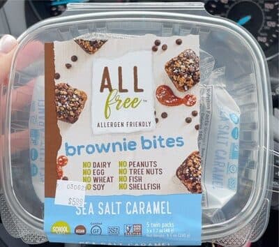 Sea Salt Caramel Brownie Bites