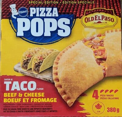 Taco Beef & Cheese Pizza Pops