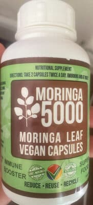 Moringa Leaf Vegan Capsule
