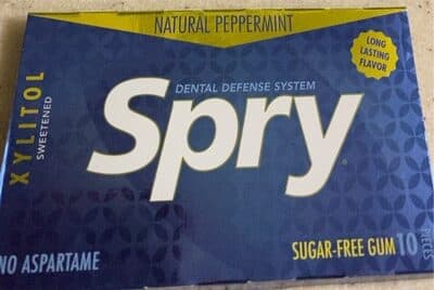 Fresh natural peppermint gum