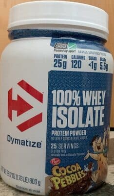 100% Whey Isolate Protein Powder, Cocoa Pebbles