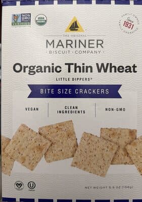 Thin Wheat Organic Crackers