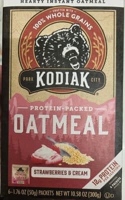 Strawberries & Cream Unleashed Protein-Packed Oatmeal