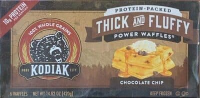 Chocolate Chip Thick and Fluffy Power Waffles