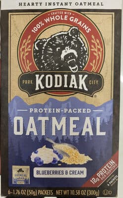 Blueberries & Cream Protein-Packed Oatmeal