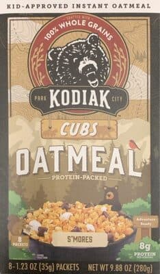 Kodiak Cubs S’mores Oatmeal