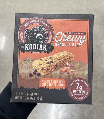 Peanut Butter Chocolate Chip Protein Packed Chewy Granola Bar
