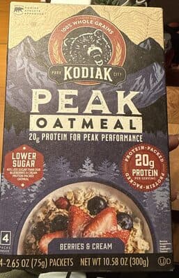 Peak Oatmeal Berries & Cream
