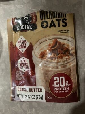 Overnight Oats Cookie Butter
