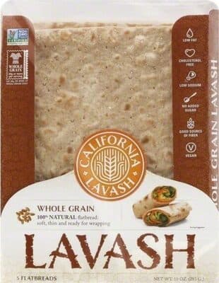 Whole Grain & Flax Lavash Flatbreads