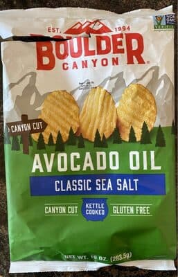 Advocado oil chips