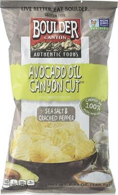Boulder Canyon Olive Oil Sea Salt and Cracked Pepper Potato Chips
