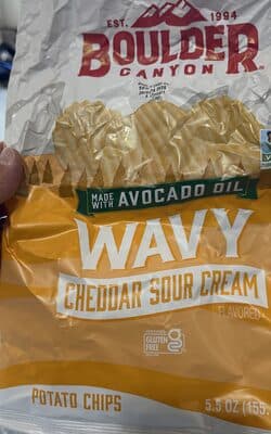 Wavy Cheddar Sour Cream Flavored Potato Chips