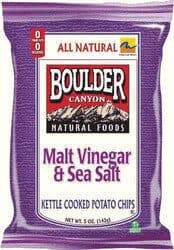 Kettle Cooked Potato Chips, Malt Vinegar & Sea Salt