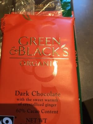 Ginger 60% Cacao Dark Chocolate