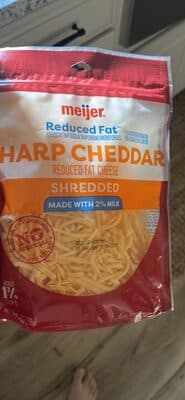 Sharp Cheddar Reduced Fat Shredded Cheese