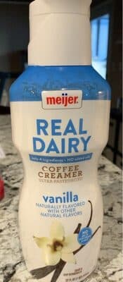 Vanilla Flavored Coffee Creamer