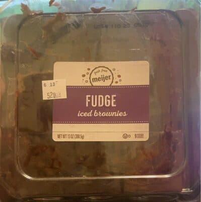 Fudge Iced Brownies