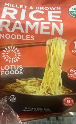 Millet & Brown Rice Ramen Noodles