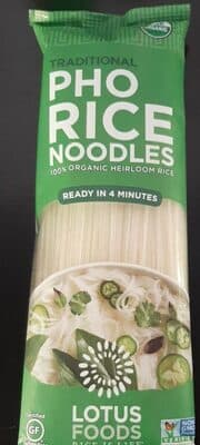 Traditional Pho Rice Noodles Organic