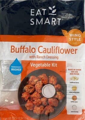 Buffalo Cauliflower With Ranch Dressing Wing Style Vegetable Kit