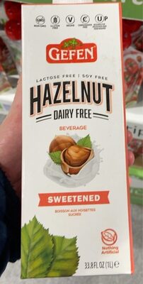 Sweetened Dairy Free Hazelnut Beverage
