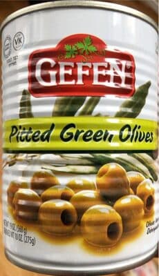 PITTED GREEN OLIVES