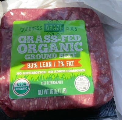 Organic Grass Fed Ground Beef