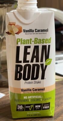 Vanilla Caramel Flavor Plant-Based Protein Shake