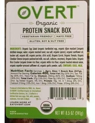 Organic Protein Snack Box