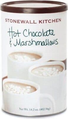 Hot chocolate and marshmallows