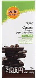 Belgian 72% Cacao Dark Chocolate