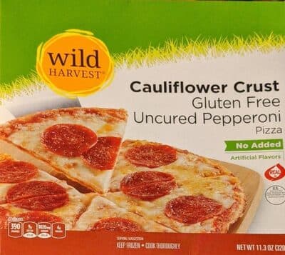 Cauliflower Crust Gluten Free Uncured Pepperoni Pizza