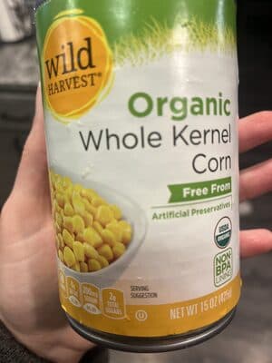 Organic Whole Kernel Corn