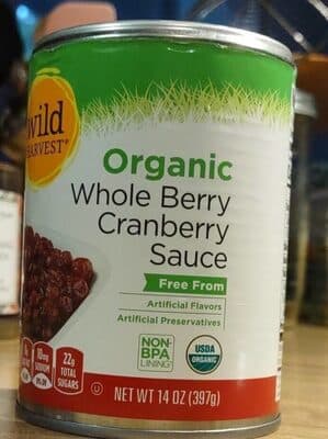 Organic Whole Berry Cranberry Sauce