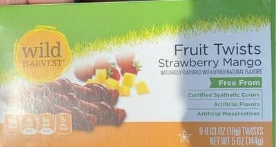 Strawberry Mango Flavored Fruit Twists
