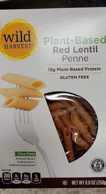 Plant-Based Red Lentil Penne