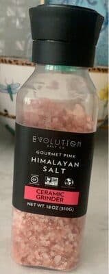Evolution Salt Co. Ceramic Grinder Gourmet Pink Himalayan Salt