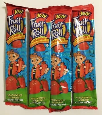 Fruit roll snack