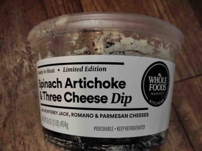 Spinach Artichoke & Three Cheese dip