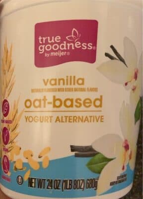 Vanilla Oat Based Yogurt Alternative