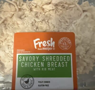 Savory Shredded Chicken Breast with Rib Meat