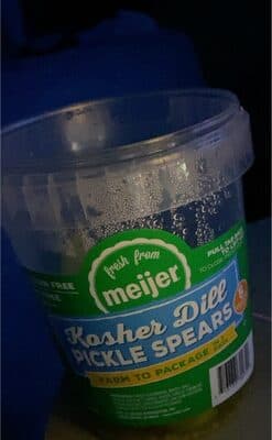 Kosher Dill Pickle Spears