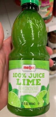100% Lime Juice From Concentrate