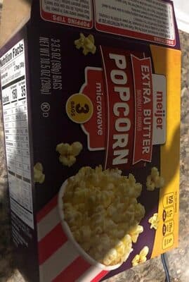 Extra Butter Flavored Microwave Popcorn