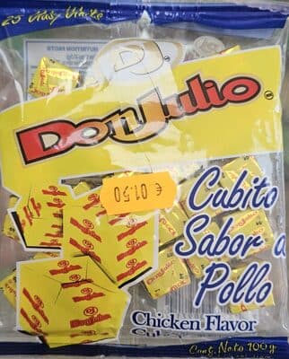 Cubitos sabor a pollo "Don Julio"