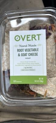 Root Vegetable & Goat Cheese Hand Made Wrap